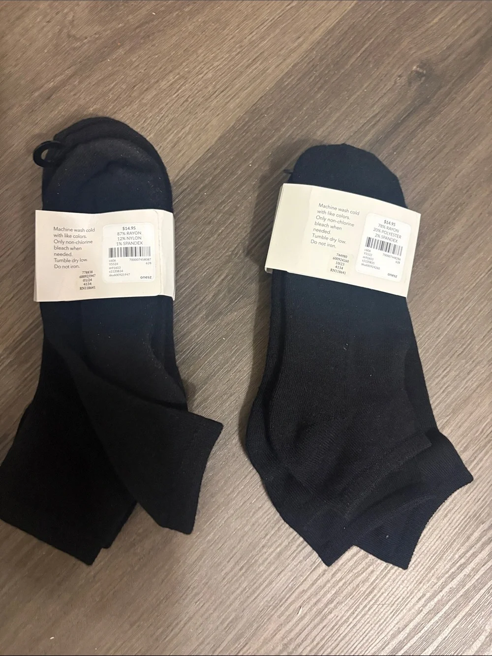 Lane Bryant women's Black Crew & Sport Socks - 4-Pack Mix